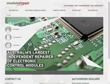 Tablet Screenshot of modulerepair.com.au